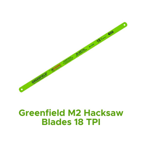 Greenfield M2 Hacksaw Blades 18 TPI
