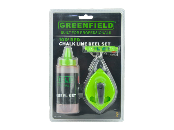 Greenfield Chalk Line Reel Set - Red