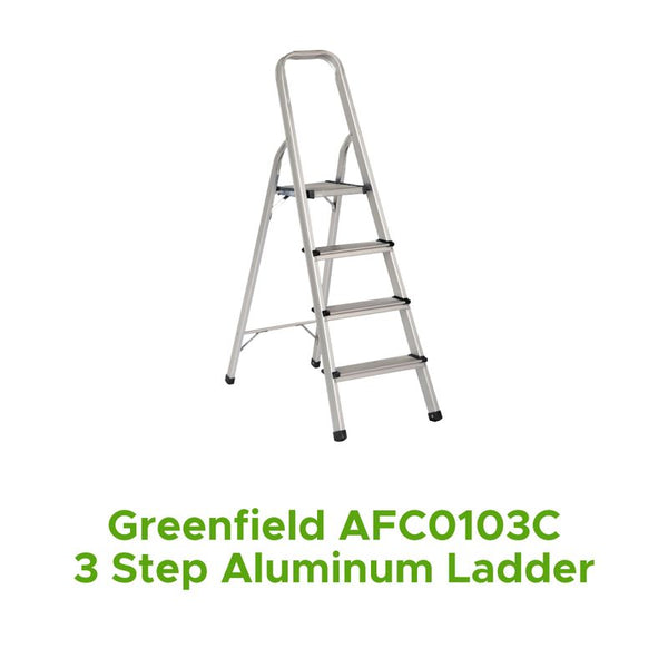 GREENFIELD AFC0103C 3 STEP ALUMINUM LADDER