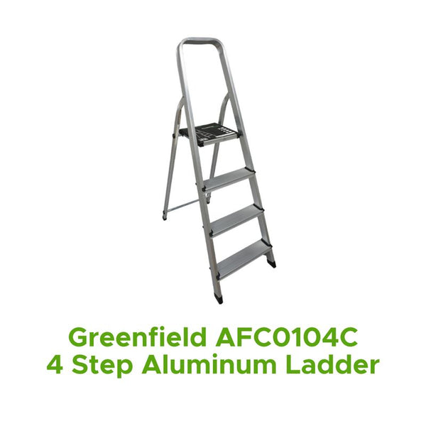 GREENFIELD AFC0104C 4 STEP ALUMINUM LADDER