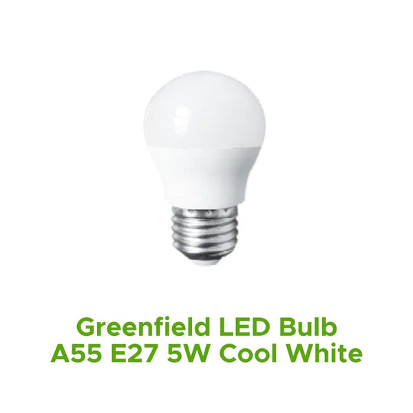 GREENFIELD LED BULB A55 E27 5W COOL WHITE