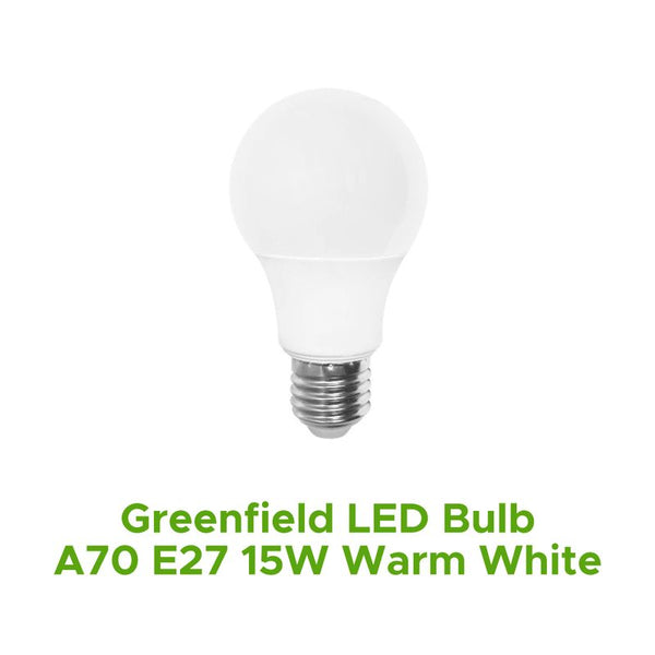 GREENFIELD LED BULB A70 E27 15W WARM WHITE