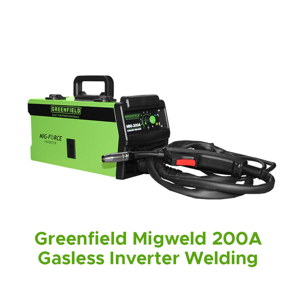 Greenfield Migweld 200a Gasless Inverter Welding