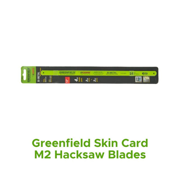 Greenfield Skin Card M2 Hacksaw Blades