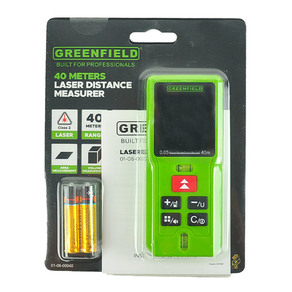 Greenfield Laser Distance Measurer 40M