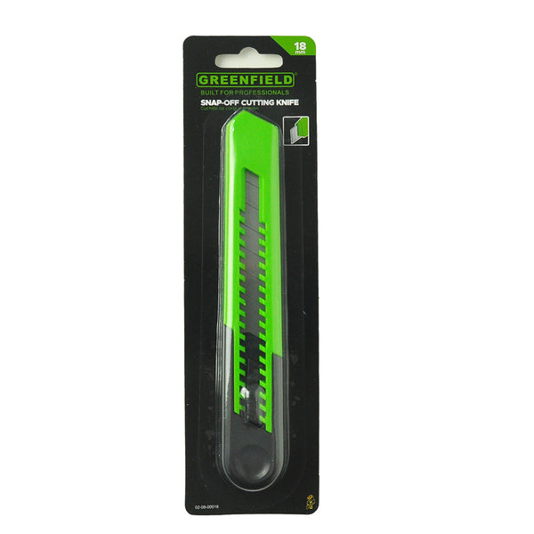 Greenfield Snap-off Cutting Knife 18mm