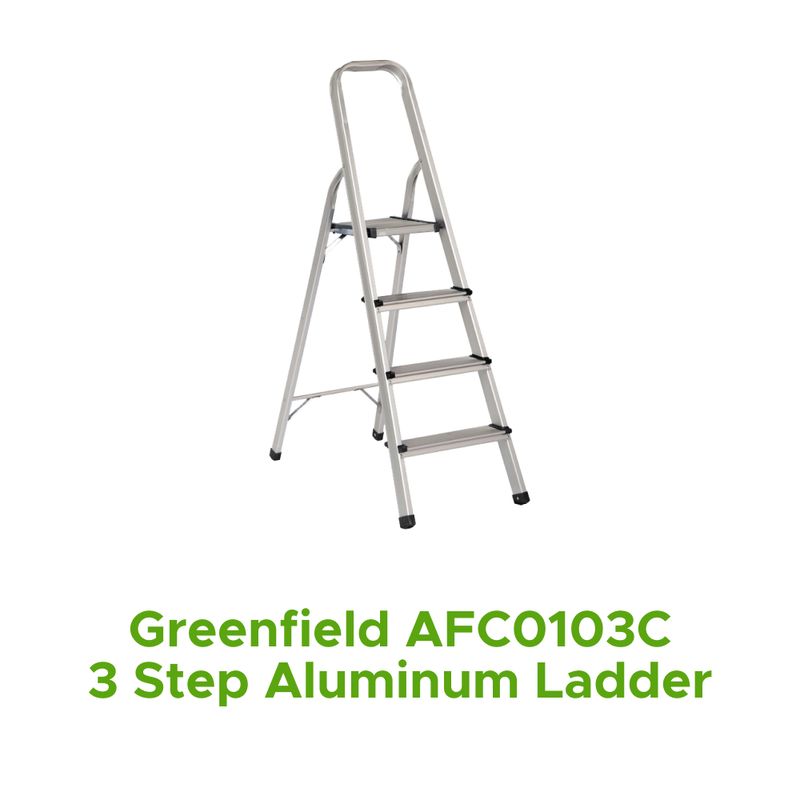 GREENFIELD AFC0103C 3 STEP ALUMINUM LADDER