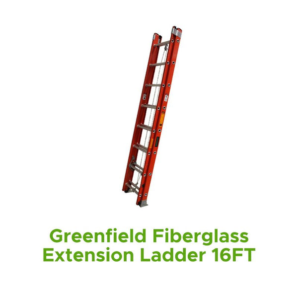 GREENFIELD FIBERGLASSES EXTENSION LADDER 16FT