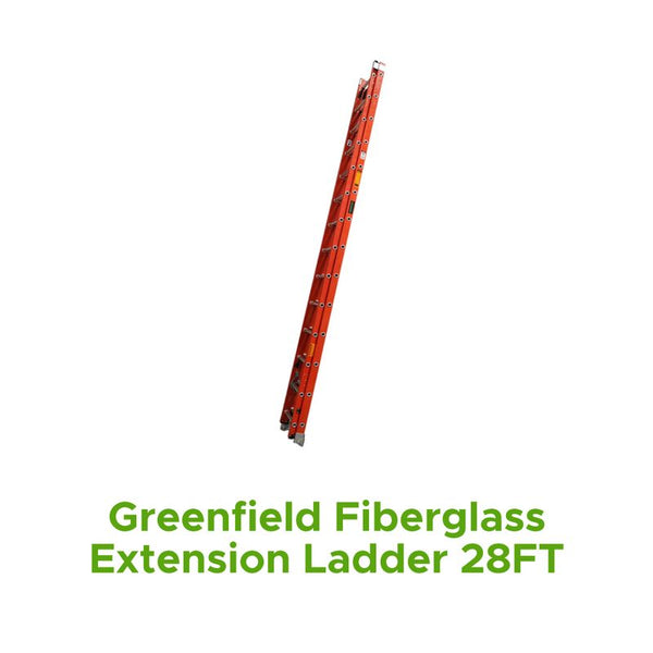 GREENFIELD FIBERGLASSES EXTENSION LADDER 28FT