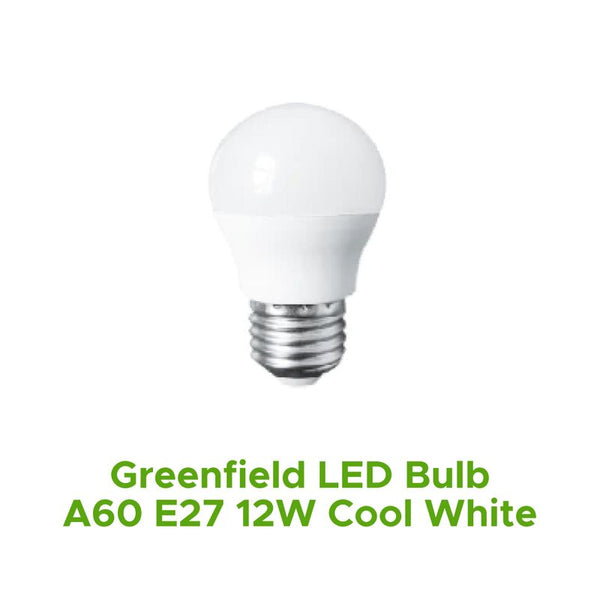 GREENFIELD LED BULB A60 E27 12W COOL WHITE