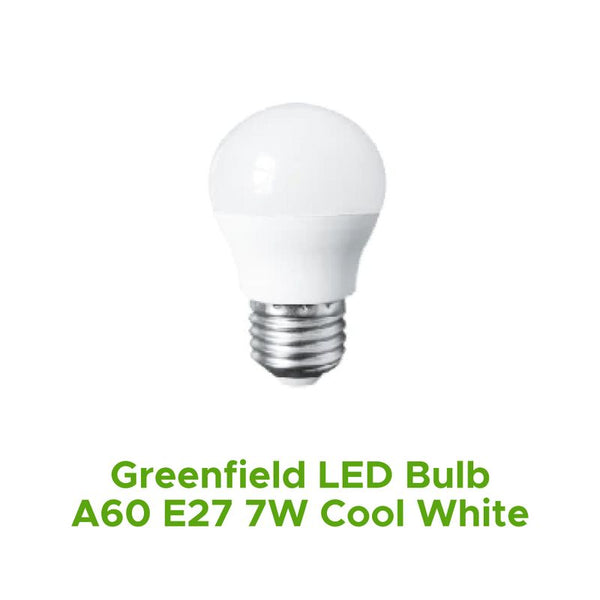 GREENFIELD LED BULB A60 E27 7W COOL WHITE
