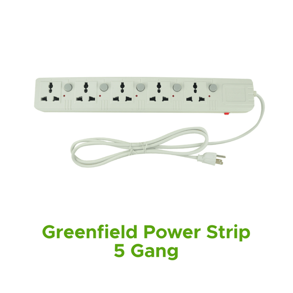 GREENFIELD POWER STRIP 5 GANG