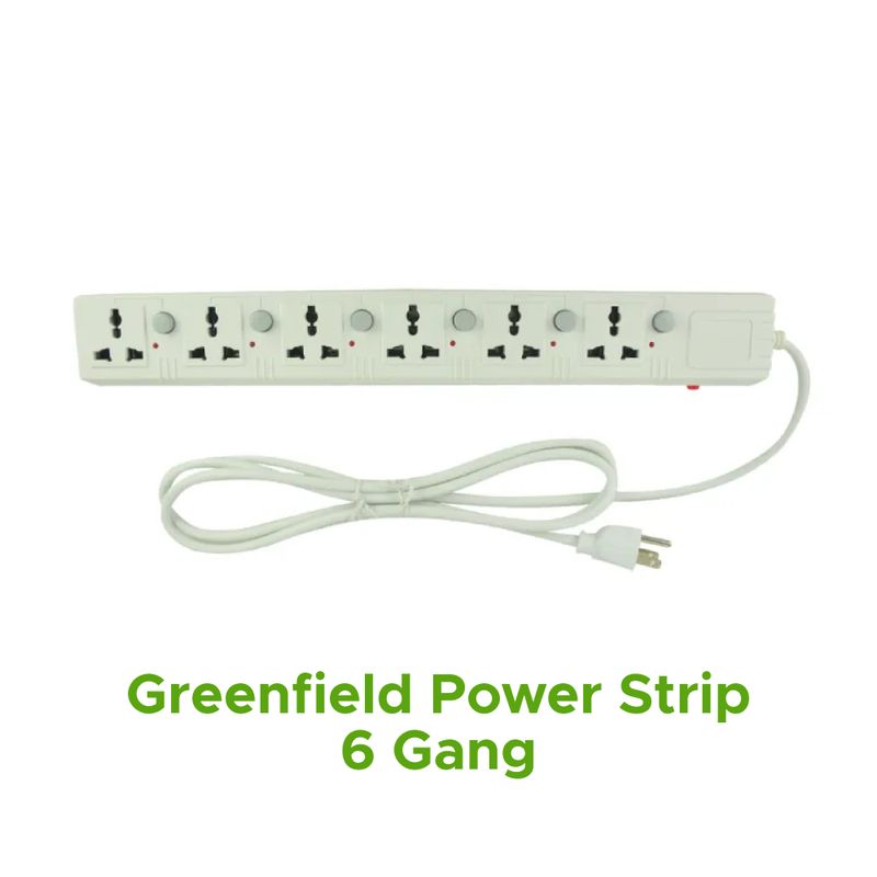 GREENFIELD POWER STRIP 6 GANG