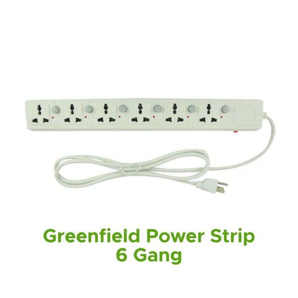 GREENFIELD POWER STRIP 6 GANG