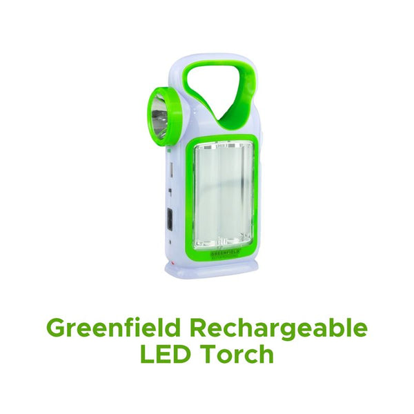GREENFIELD RECHARGEABLE LED TORCH