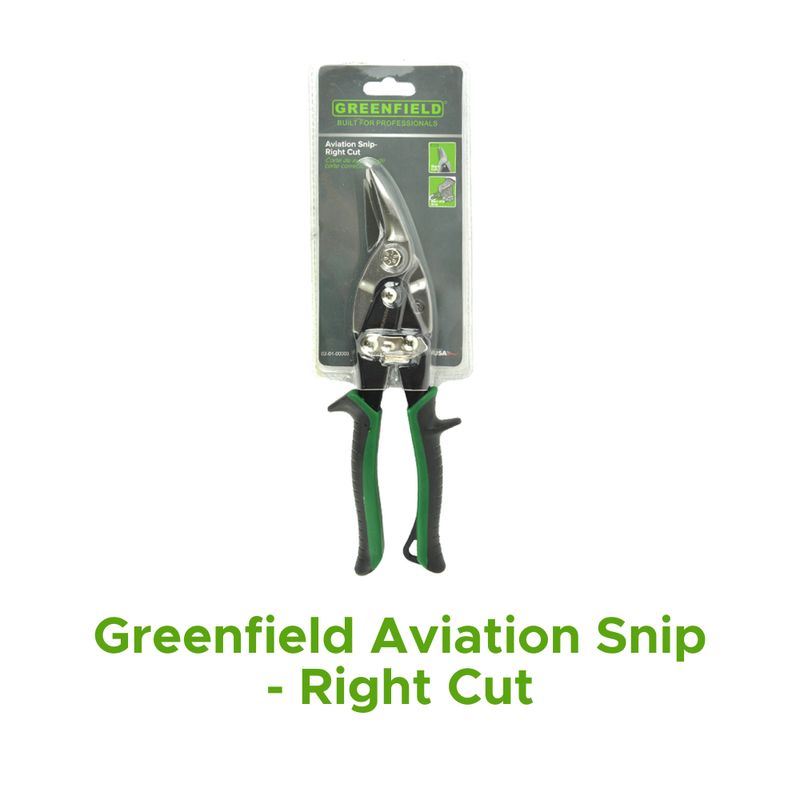 Greenfield Aviation Snip - Right Cut