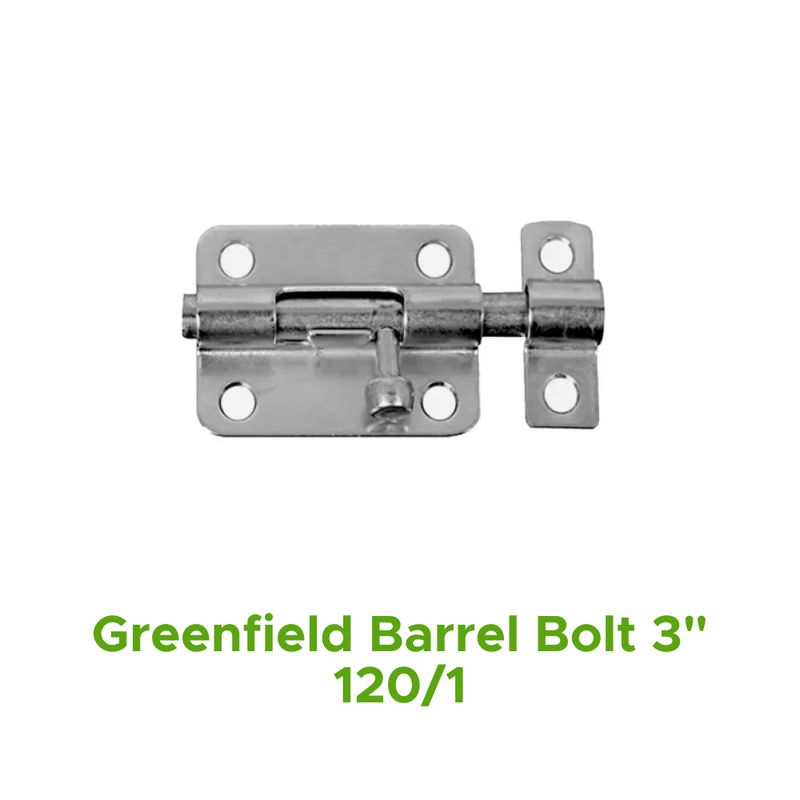 Greenfield Barrel Bolt 3" 120/1