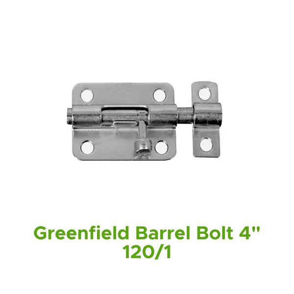 Greenfield Barrel Bolt 4" 120/1