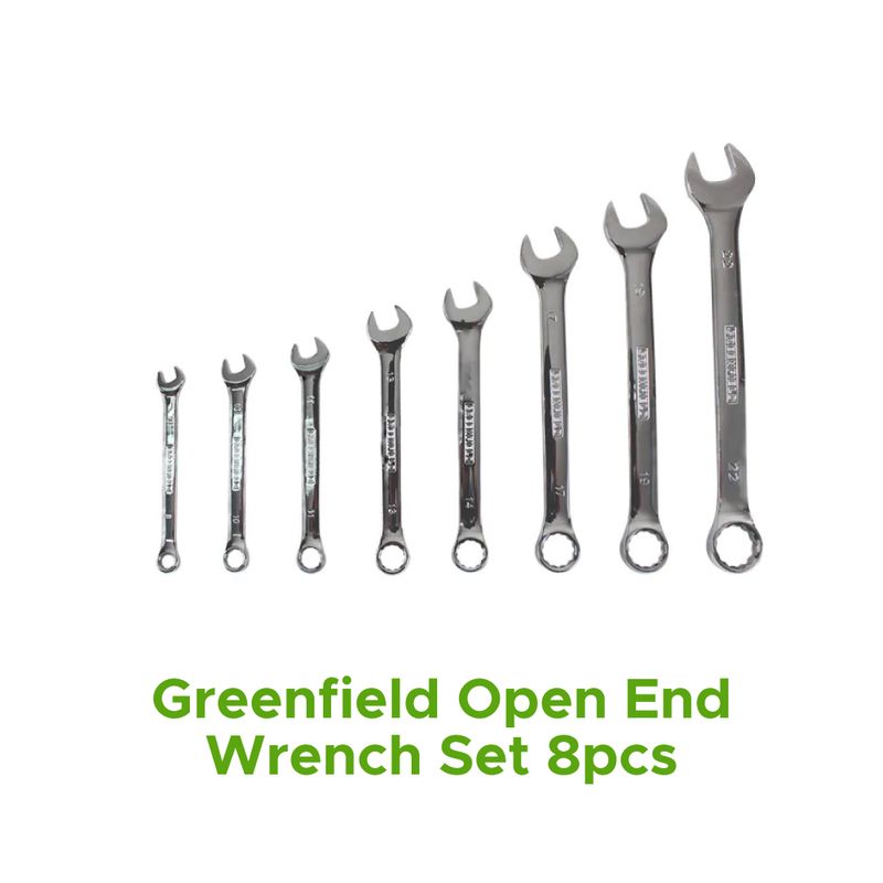 Greenfield Combination Wrench Set 8 Pcs