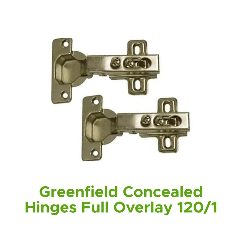 Greenfield Concealed Hinges Full Overlay 120/1