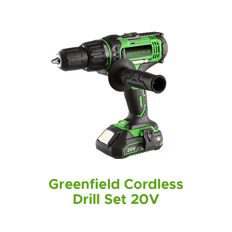 Greenfield Cordless Drill Set 20V