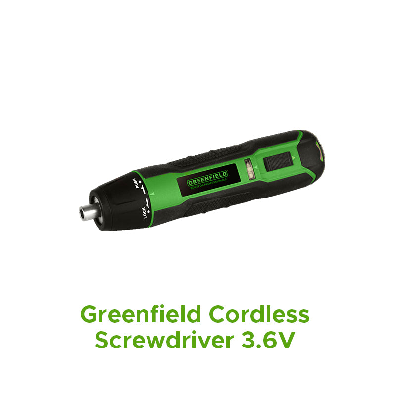 Greenfield Cordless Screwdriver 3.6V
