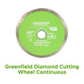 Greenfield Diamond Cutting Wheel Continuous