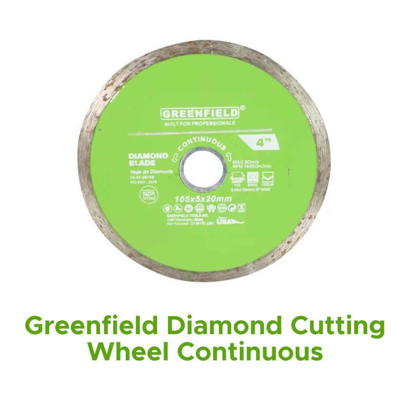 Greenfield Diamond Cutting Wheel Continuous