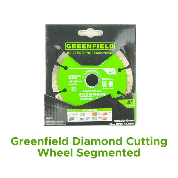Greenfield Diamond Cutting Wheel Segmented