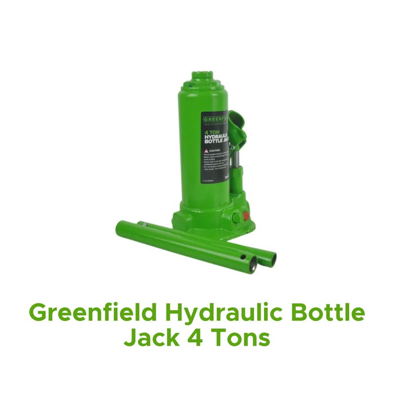 Greenfield Hydraulic Bottle Jack 4 Tons