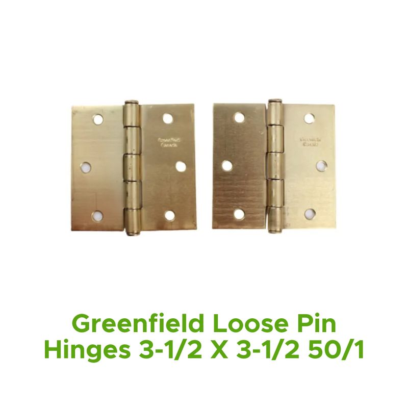 Greenfield Loose Pin Hinges 3-1/2 X 3-1/2 50/1