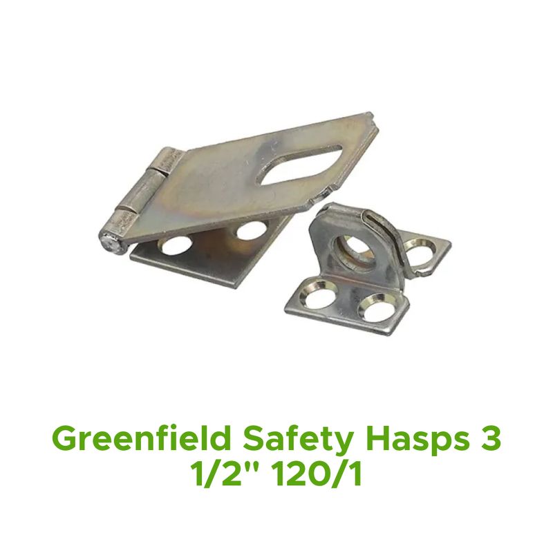 Greenfield Safety Hasps 3 1/2" 120/1