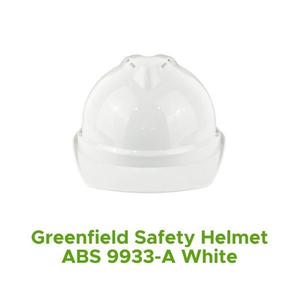Greenfield Safety Helmet Abs 9933-A White