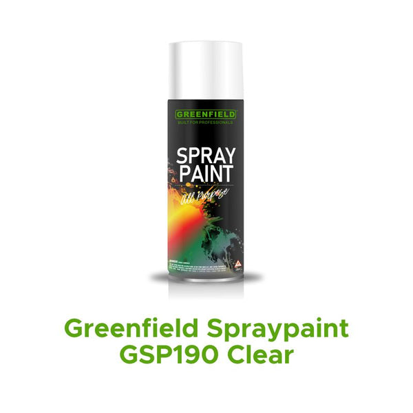 Greenfield Spraypaint GSP190 Clear