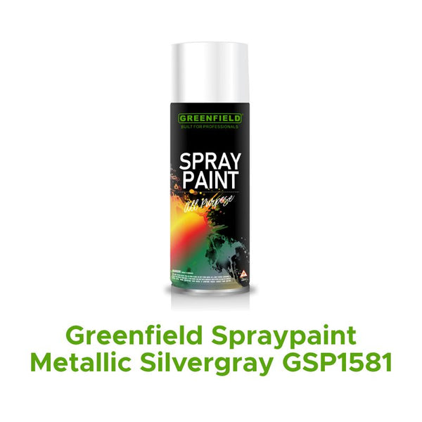 Greenfield Spraypaint Metallic Silvergray GSP1581