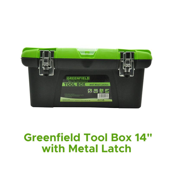Greenfield Tool Box 16" with Metal Latch