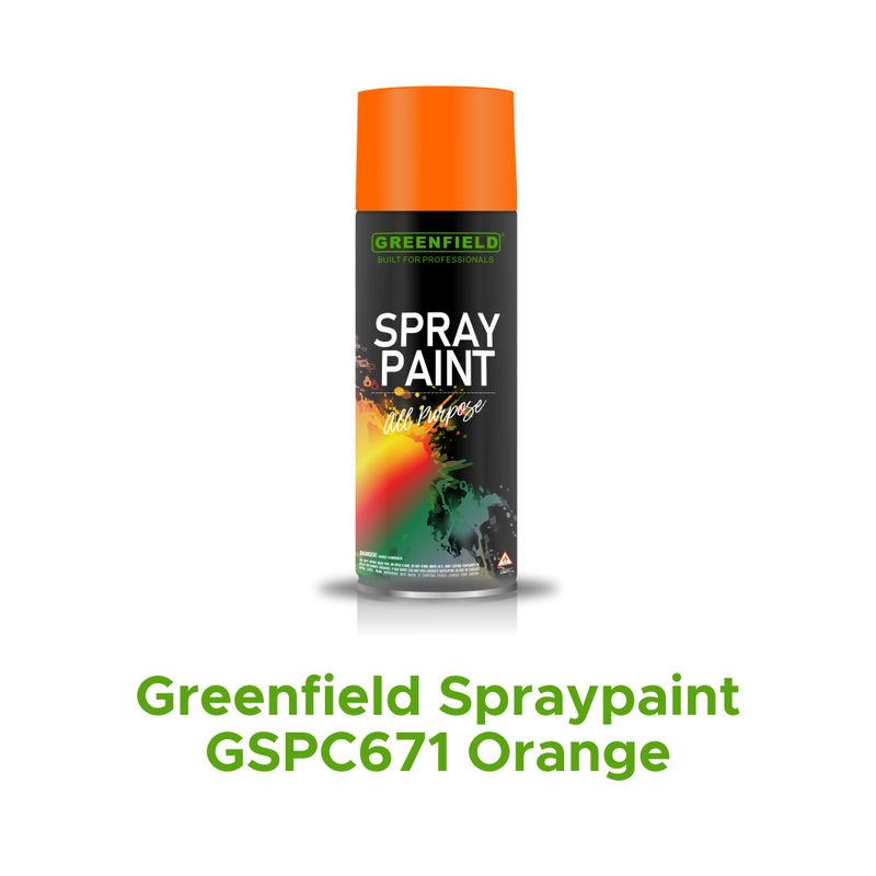 Greenfield Spraypaint GSPC671 Orange